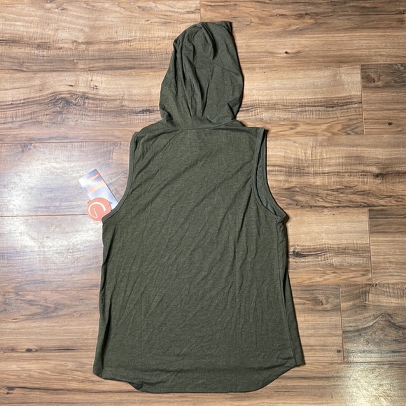 Guru Active Graphic Sleeveless Hoodie Hike More Worry Less Outdoor Large NWT Tee - Picture 7 of 7